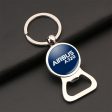 Airbus A320 & Text Designed Bottle Opener Key Chains on Sale