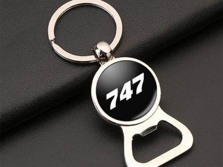 747 Flat Text Designed Bottle Opener Key Chains Online now