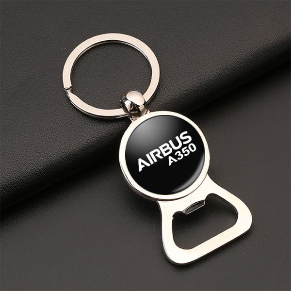 Airbus A350 & Text Designed Bottle Opener Key Chains Hot on Sale