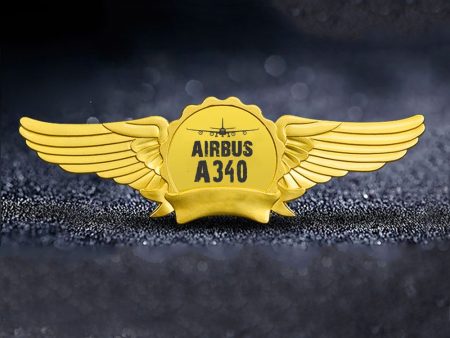 Airbus A340 & Plane Designed Badges For Discount