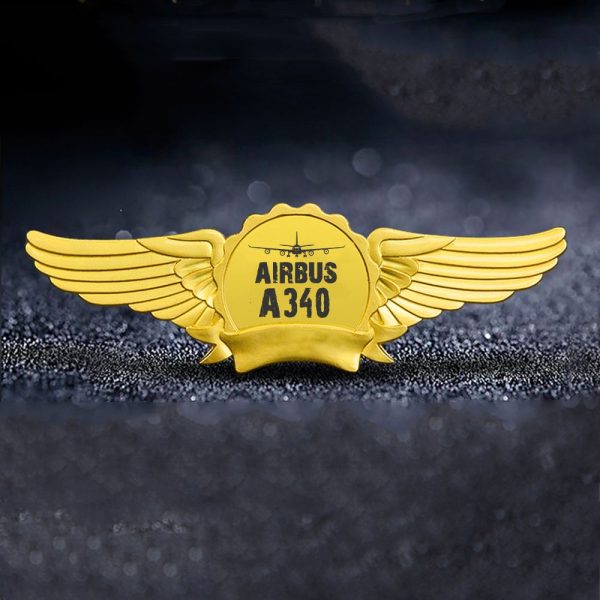 Airbus A340 & Plane Designed Badges For Discount