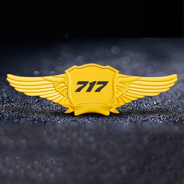 717 Flat Text Designed Badges For Sale