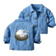 Antonov 225 Nesting Designed Children Denim Jackets on Sale