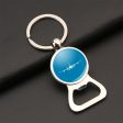 Airbus A340 Silhouette Designed Bottle Opener Key Chains Cheap