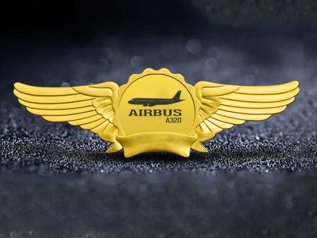 Airbus A320 Printed Designed Badges on Sale