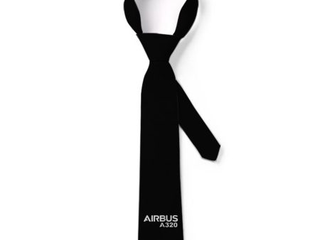 Airbus A320 & Text Designed Ties Online Hot Sale