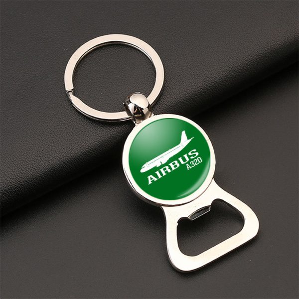 Airbus A320 Printed Designed Bottle Opener Key Chains Hot on Sale