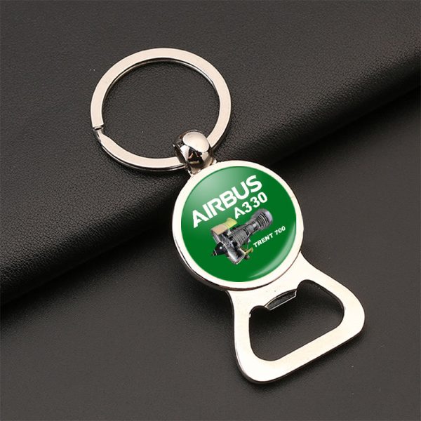 Airbus A330 & Trent 700 Engine Designed Bottle Opener Key Chains Cheap