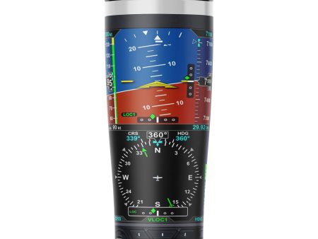 Airplane Primary Flight Display & HSI Designed Designed Stainless Steel Travel Mugs Online Sale