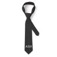 A321 Flat Text Designed Ties Sale