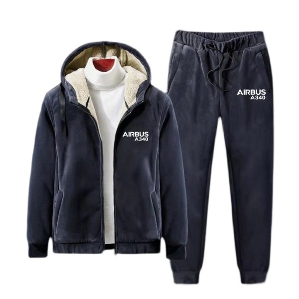 Airbus A340 & Text Designed Winter Sportsuits Supply