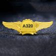 A320 Flat Text Designed Badges For Cheap