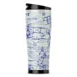 Amazing Drawings of Old Aircrafts Designed Stainless Steel Travel Mugs Online Hot Sale