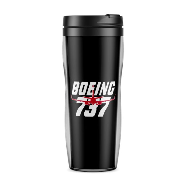 Amazing Boeing 737 Designed Plastic Travel Mugs Cheap