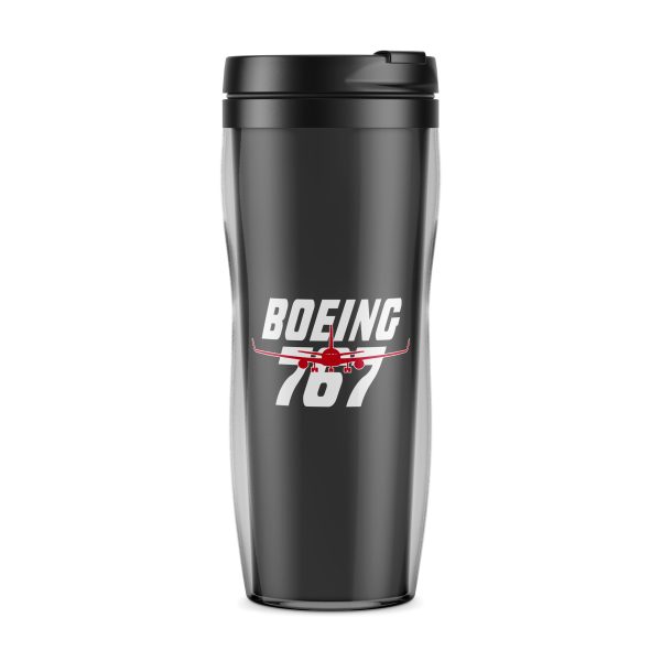 Amazing Boeing 767 Designed Plastic Travel Mugs Online