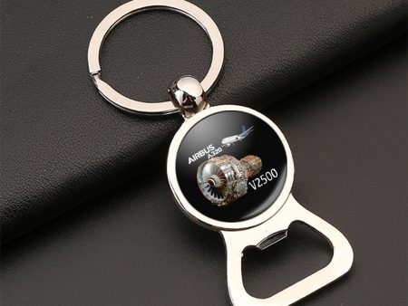 Airbus A320 & V2500 Engine Designed Bottle Opener Key Chains Online now