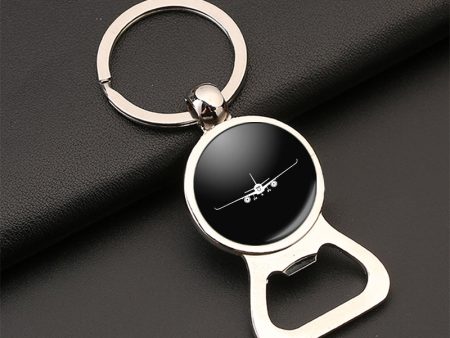 Airbus A350 Silhouette Designed Bottle Opener Key Chains Sale