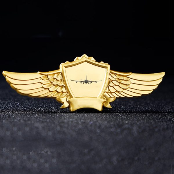 Airbus A340 Silhouette Designed Badges Discount