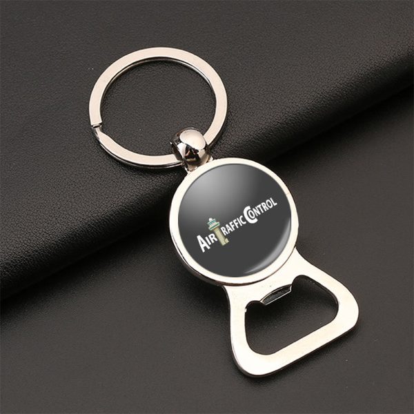 Air Traffic Control Designed Bottle Opener Key Chains Discount