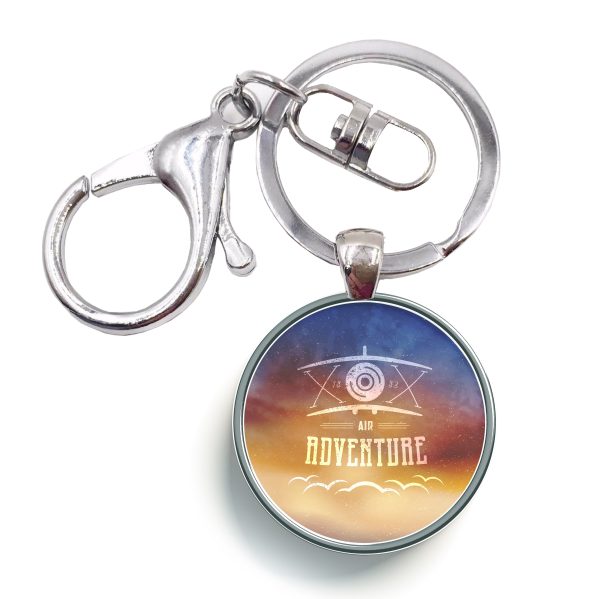 Air Adventure Designed Circle Key Chains Online now