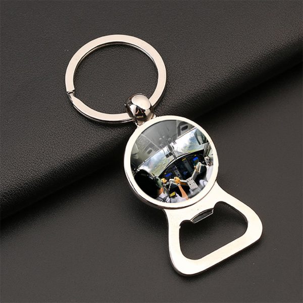 Fantastic Cockpit Shot Designed Bottle Opener Key Chains on Sale