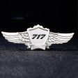 717 Flat Text Designed Badges For Sale