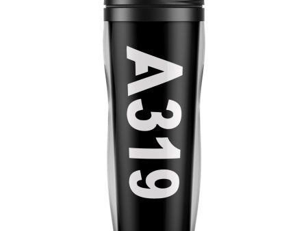 A319 Text Designed Plastic Travel Mugs Online Hot Sale