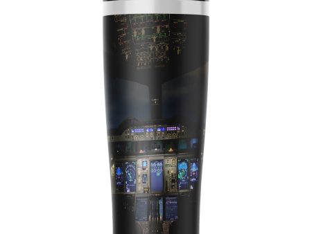 Airbus A380 Cockpit-Vertical Designed Stainless Steel Travel Mugs Hot on Sale