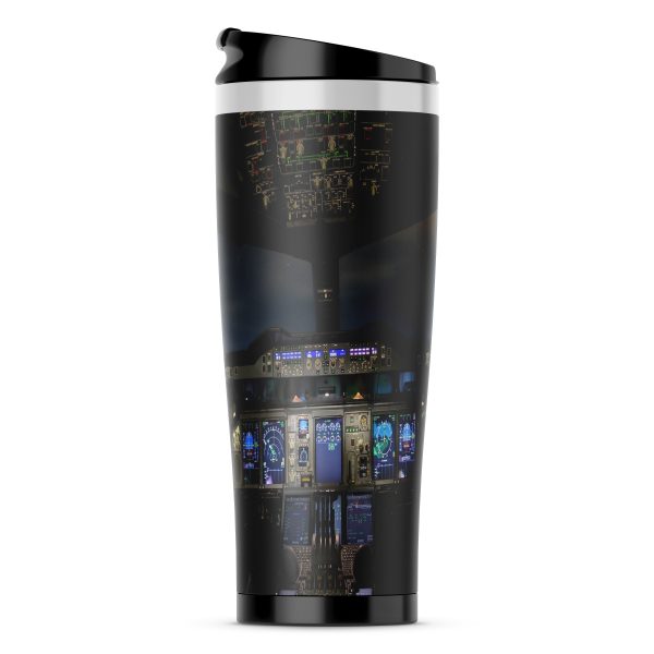 Airbus A380 Cockpit-Vertical Designed Stainless Steel Travel Mugs Hot on Sale