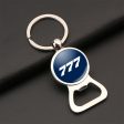 777 Flat Text Designed Bottle Opener Key Chains Online Sale