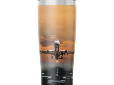 Aircraft Departing from RW30-Vertical Designed Stainless Steel Travel Mugs Sale