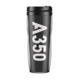 A350 Text Designed Plastic Travel Mugs Online Sale