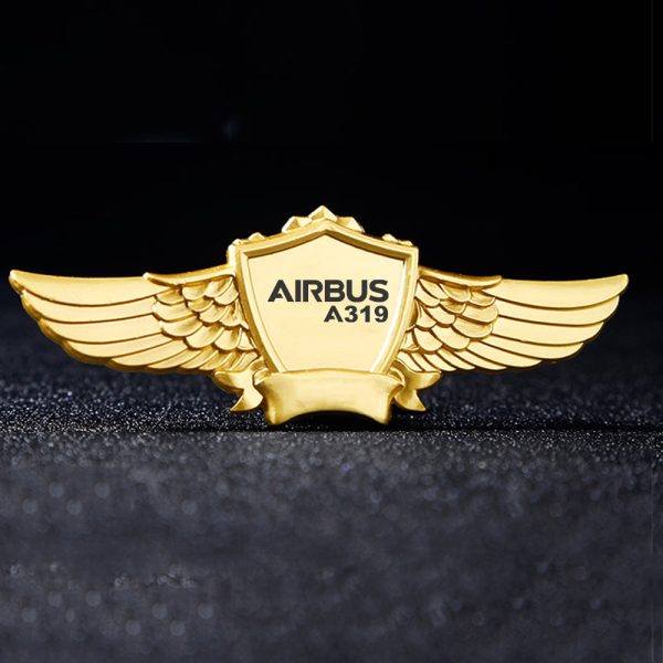 Airbus A319 & Text Designed Badges For Discount