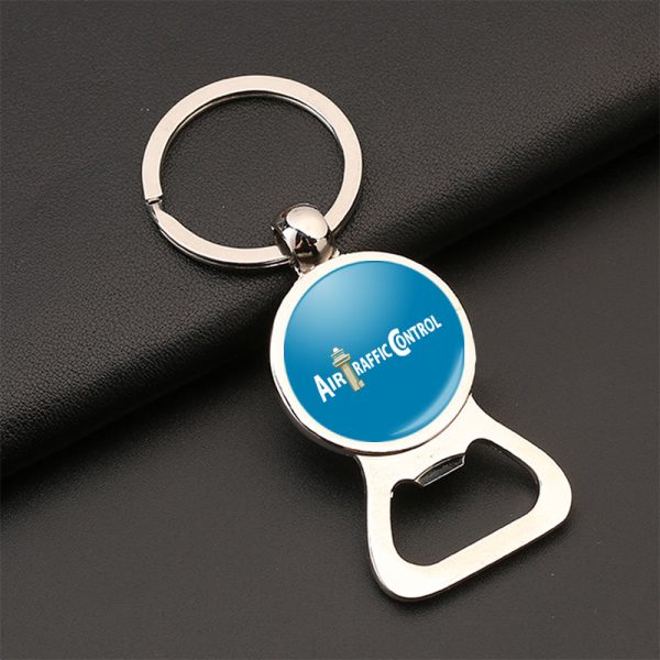 Air Traffic Control Designed Bottle Opener Key Chains Discount