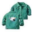 Antonov 225 Mouth Designed Children Denim Jackets Supply