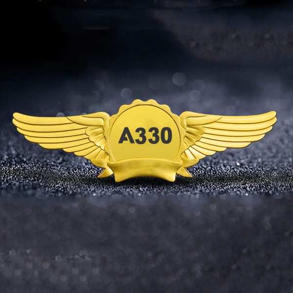 A330 Flat Text Designed Badges Supply