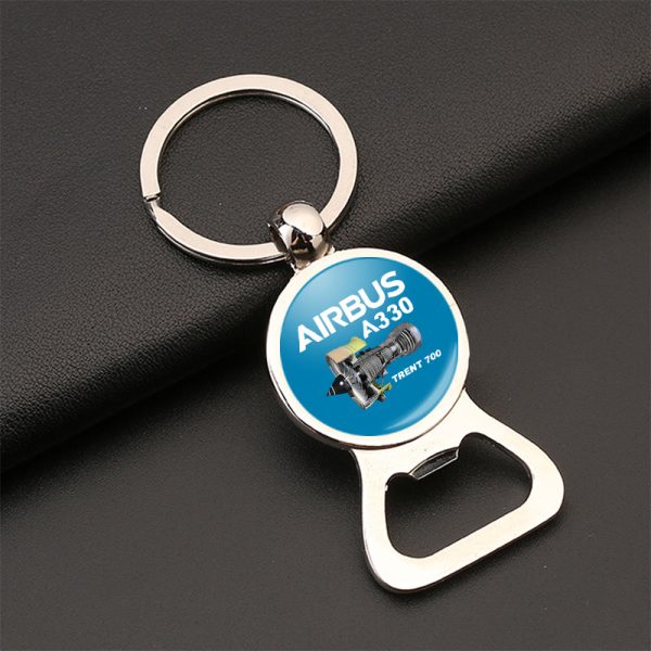 Airbus A330 & Trent 700 Engine Designed Bottle Opener Key Chains Cheap