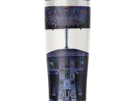 Airbus A320 Cockpit Wide-Vertical Designed Stainless Steel Travel Mugs For Cheap