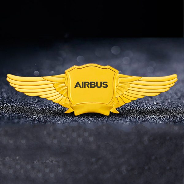 Airbus & Text Designed Badges For Cheap