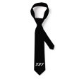 737 Flat Text Designed Ties For Cheap