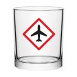 Airplane Warning Designed Special Whiskey Glasses Online