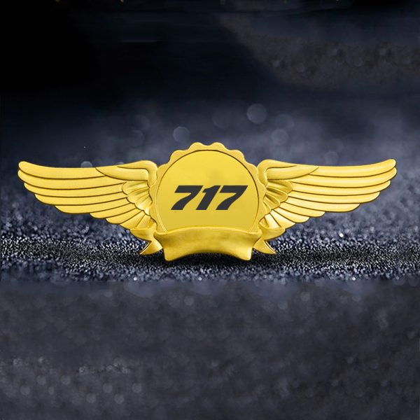 717 Flat Text Designed Badges For Sale