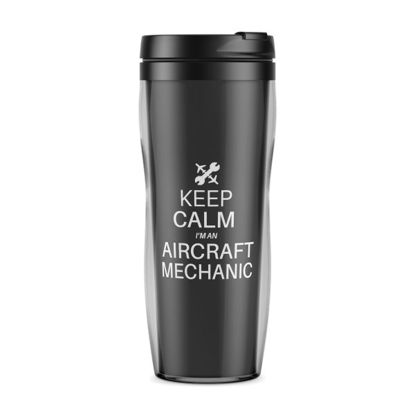 Aircraft Mechanic Designed Plastic Travel Mugs Hot on Sale