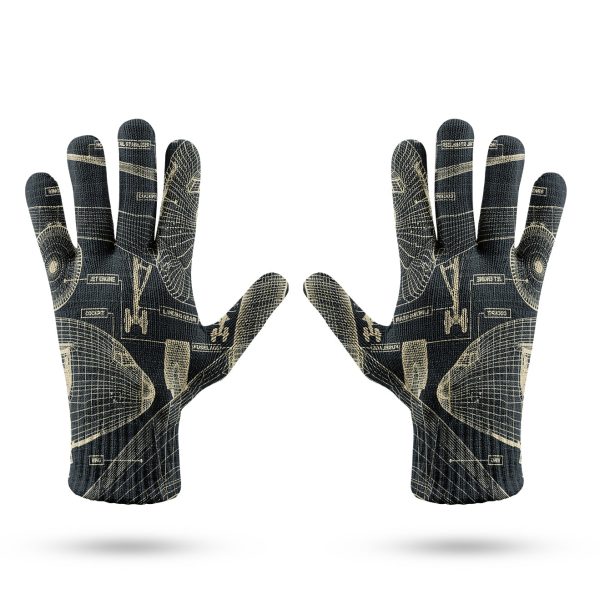 Airplanes Fuselage & Details Designed Gloves For Discount