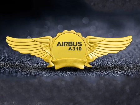 Airbus A310 & Text Designed Badges For Discount