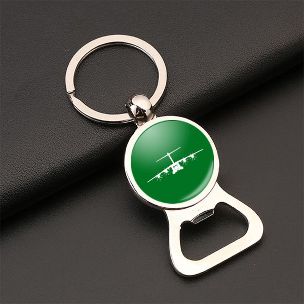 Airbus A400M Silhouette Designed Bottle Opener Key Chains Discount