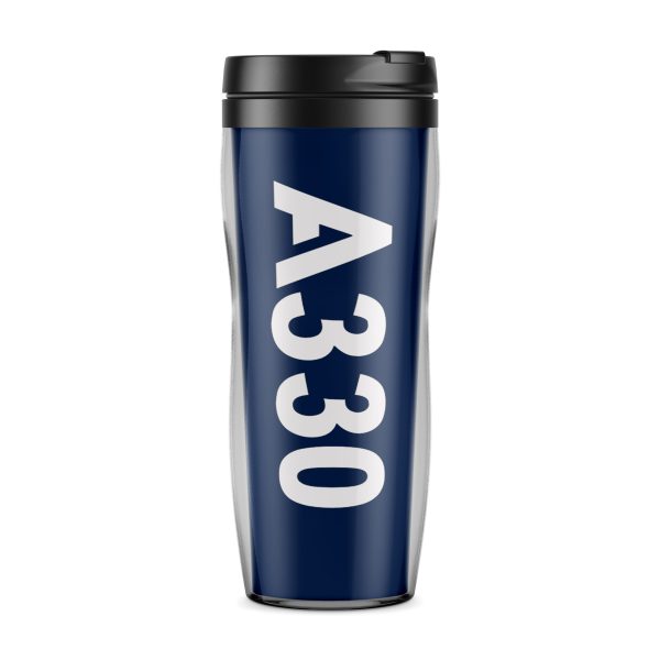 A330 Text Designed Plastic Travel Mugs For Cheap