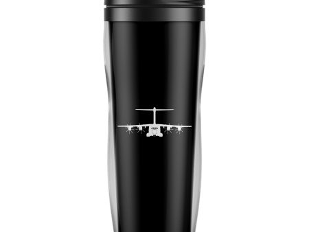 Airbus A400M Silhouette Designed Plastic Travel Mugs Sale