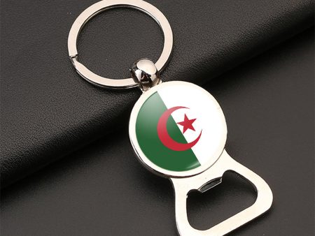 Algeria flag Designed Bottle Opener Key Chains Cheap