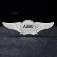 A380 Flat Text Designed Badges Cheap